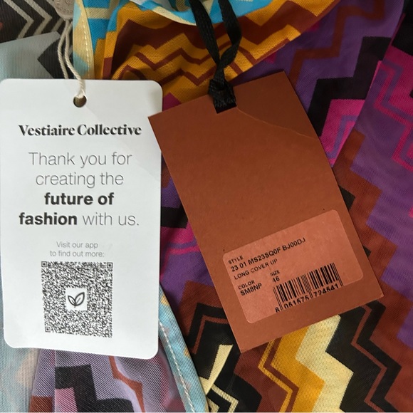 Missoni multicolored long cover up - Picture 7 of 8